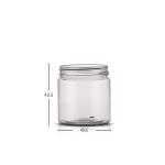 70ml Clear Round Wide Mouth Plastic Jars Packaging For Facial Cream