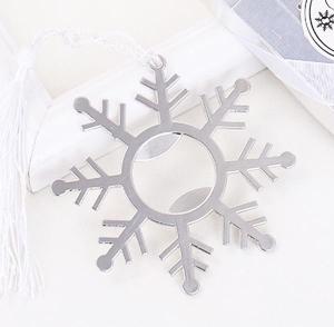 Wholesale Cool Innovative wholesale wedding favor, fancy gift, silver plating snow flake beer bottle opener, promotion gift from china suppliers