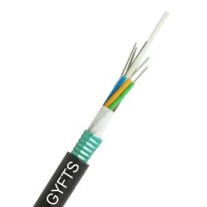 Wholesale 24 48 72 96 144 Core GYFTS Anti-rodent Fiber Optic Cable Outdoor Armored Optical Fiber Cable from china suppliers