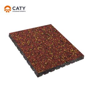 Wholesale OEM Heavy Duty Fitness Rubber Flooring Wear-resistant Gym Rubber Tile from china suppliers
