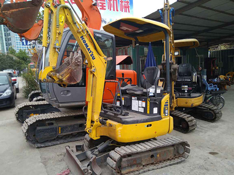 used komatsu pc55mr/35mr/30/20/18/10/01 5ton/3ton/2ton/1ton excavator with good condition