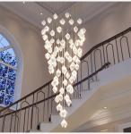 G9 Petal Pendant Ceiling Light Multi Size Ceramic Flower Pendant Light 85V To
