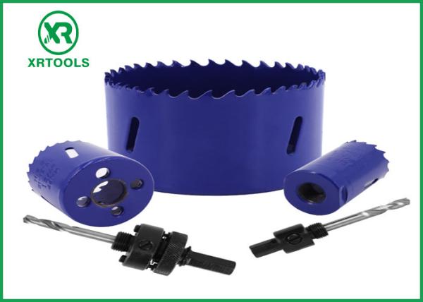 44mm Deep Cutting Bi Metal Hole Saw , 4 / 6 TPI Variable Teeth Metal Cutting