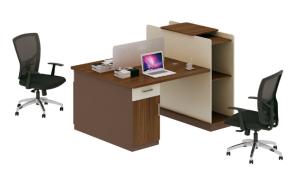 Wholesale modern wooden 2 seater office workstaion table office furniture from china suppliers