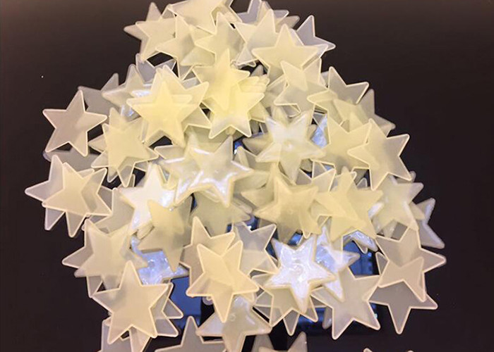 Amazon 3CM luminous star wall stickers bedroom sofa fluorescent plastic decorative painting PVC sticker