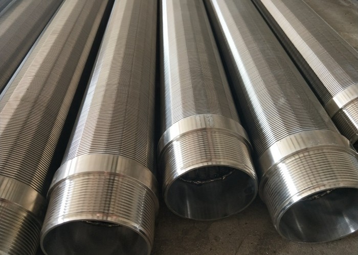 Welded Continuous Slot Screen , Corrosion Resistant Water Wire Screen