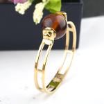Stainless Steel with Red agate bead bracelet, Fashion Jewelry Stainless Steel