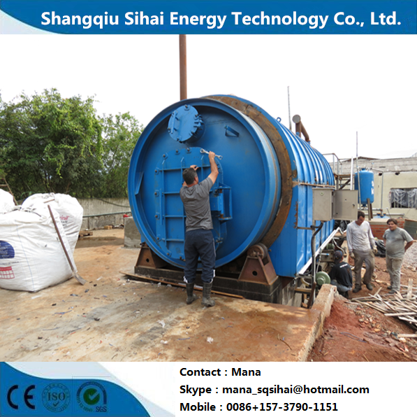 Waste Plastic Pyrolysis Machine with High Oil Output and User-friendly Control Panel