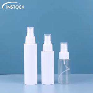 Wholesale Cosmetic packaging Plastic Spray Bottles 60ml 80ml 100ml Flat Shoulder Empty Spray Bottle from china suppliers