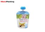 100% Security Food Grade Spout Pouch Custom Logo Printing Organic Baby Food
