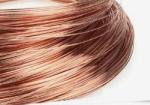 99.9% Pure Copper Wire Round And Flat Shape Resistant To Corrosion Abrasion