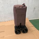Wide Folding Beach Wagon Foldable Picnic Trolley Cart Outdoor Wagon