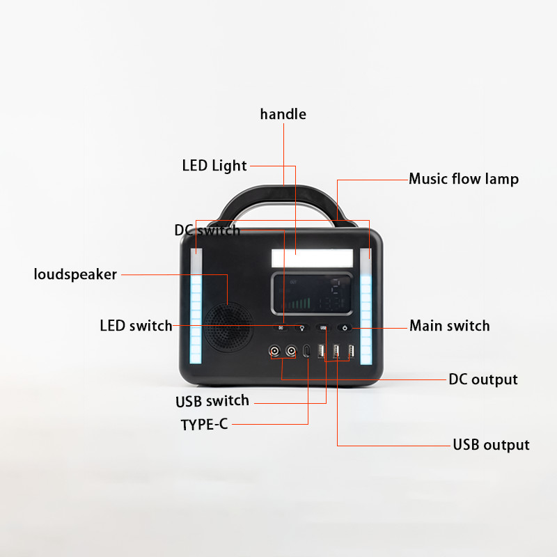 Bluetooth speaker power supply 192WH lithium iron phosphate battery