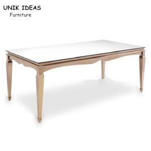 Wholesale 10 Foot Stainless Steel Banquet Table 2x6 2x4 Hotel Event Golden from china suppliers