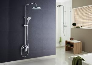 Wholesale Solid Brass Round Rain Shower Set 3 Way Water Flow ROVATE High Durability from china suppliers