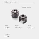 Modular Furniture Carbon Steel Minifix Cam Lock 13.5mm Height Panel Connector