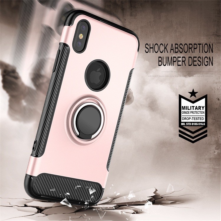 Ring Magnetic Armor 2 in 1 PC+TPU bracket shatter-resistant Case For Xiaomi F1 Max3 A2 Mi5x S2 Mi8 Exploror MIX2S Cover
