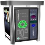Outdoor Plastic Bottle Recycling Vending Machine. Touch Screen, Advertising