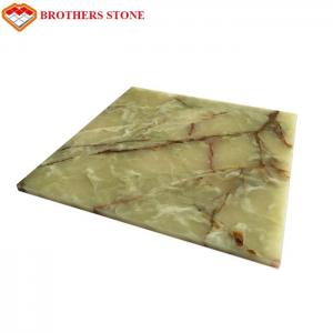 Wholesale 2018 light green onyx stone green onyx marble slab price with big size from china suppliers