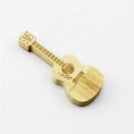 Guitar Shape Promo Gifts Wooden USB flash Drives 32Gb With Nice Gift Wood