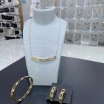 2024 New Waterproof Trendy Stainless Steel Jewelry Sets , 18K Gold ,Luxury Gift,
