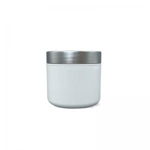 Wholesale 100g White Plastic Cosmetic Jars Empty Containers Anti Impact For SPA Cream / Scrub Paste from china suppliers