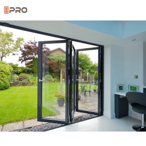 Wholesale T5 Aluminum Folding Doors Corner Bi- Folding Patio Doors For Mountain House Condo from china suppliers