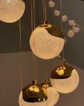 Duplex Loft Apartment Chandelier With Nordic Simple Ball Design And High Living