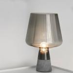 Cement Table Lamp Modern Glass Table Lamps For Living Room Bedroom Study Desk