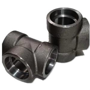 Wholesale Asme 16.11 3000lbs A105 Carbon Steel Forged Pipe Fittings Socket Weld Tees from china suppliers