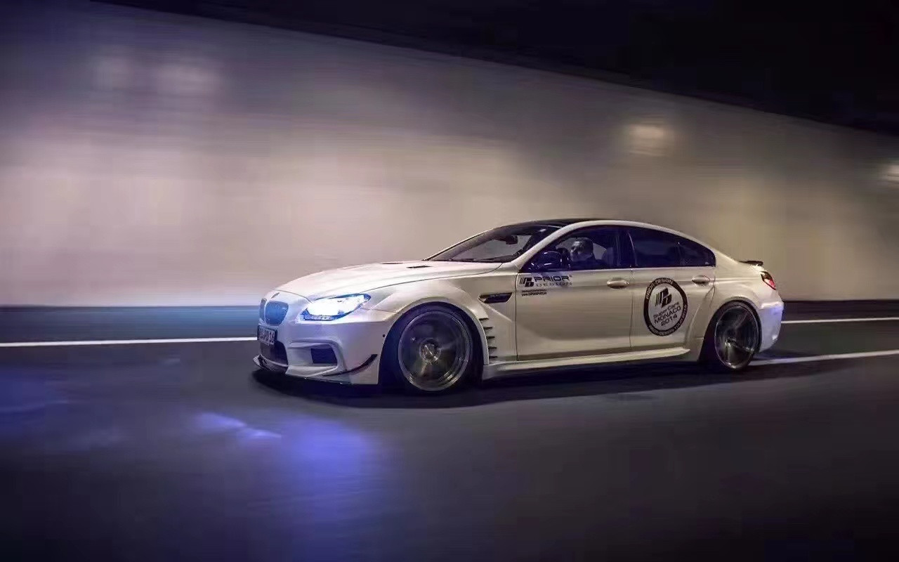 For BMW 6 Series F12 F13 Body Kit FPR Material F12 F13 Upgraded Prior Design Style Body Kit Spoiler