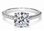 38pcs Natural Diamond Engagement Ring Settings Round Cut 1.2ct RD7MM