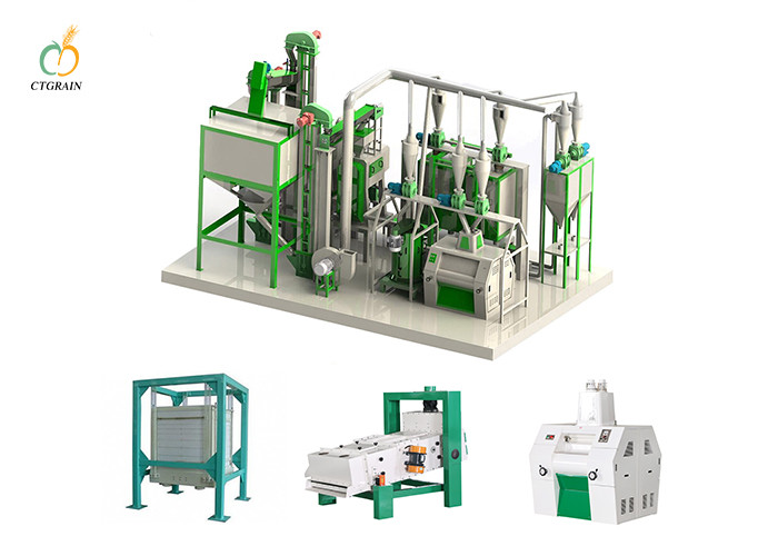 All Purpose 20TPD Flour Mill Machinery maize milling machine