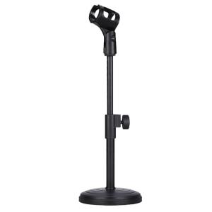 Wholesale Portable Desktop Lifting 30mm 175mm Round Base Mic Stand from china suppliers