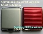Aluminum alloy credit card box, Stainless steel card box, European & American