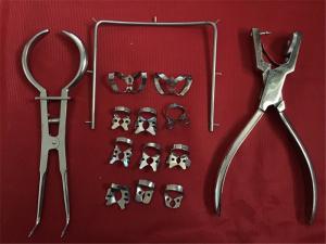 Wholesale Stainless Steel Basic 13pcs Hygiene Dental Rubber Dam Kit from china suppliers