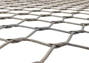 Wholesale 100mm Hole Size Knotted Stainless Steel Woven Rope Mesh For Coal And Mine Use from china suppliers