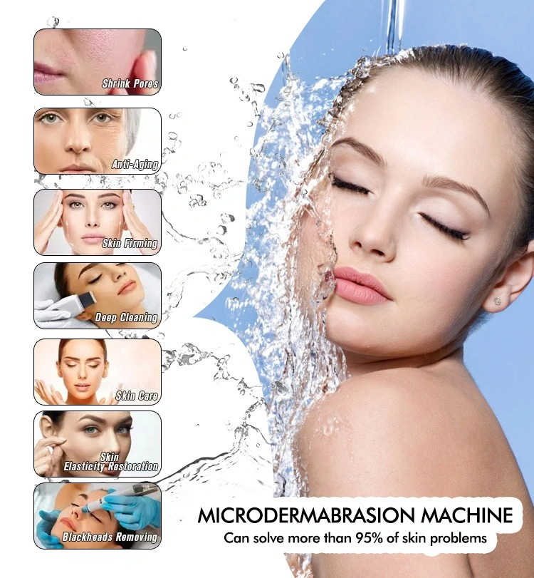 CE Approval Oxygen Jet Peel Machine , 9 In 1 Microdermabrasion Wrinkle Removal Skin Whitening