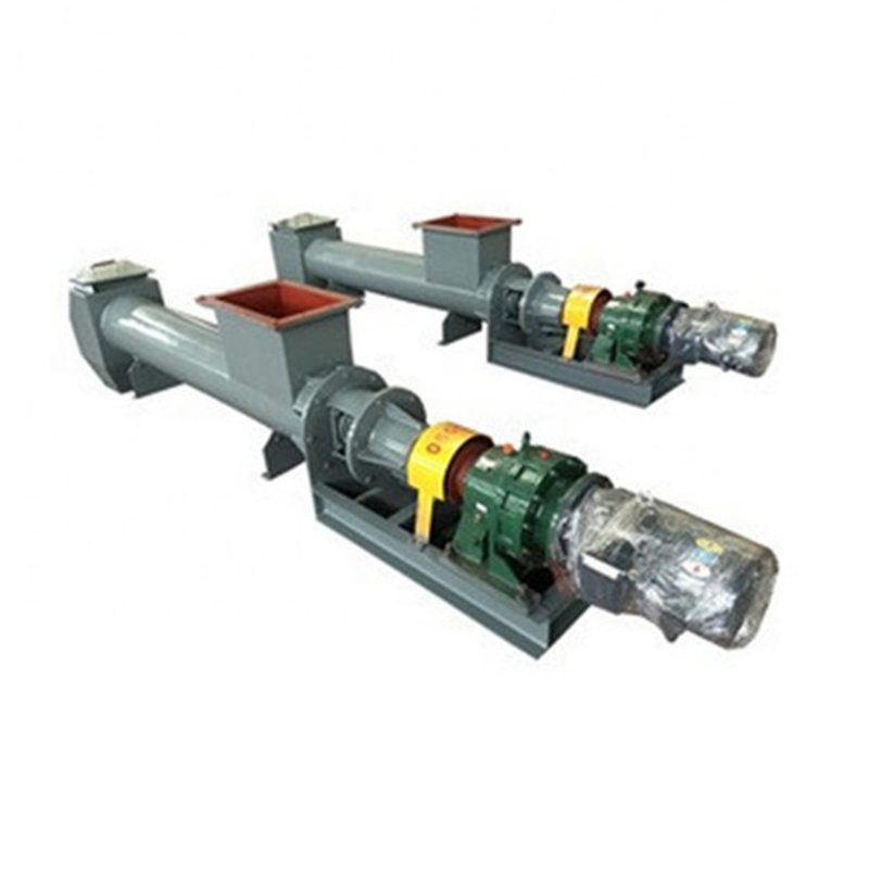 OEM Custom Ice Worm Spiral Tube Cement Screw Conveyor for Building Industrial Fertilizer