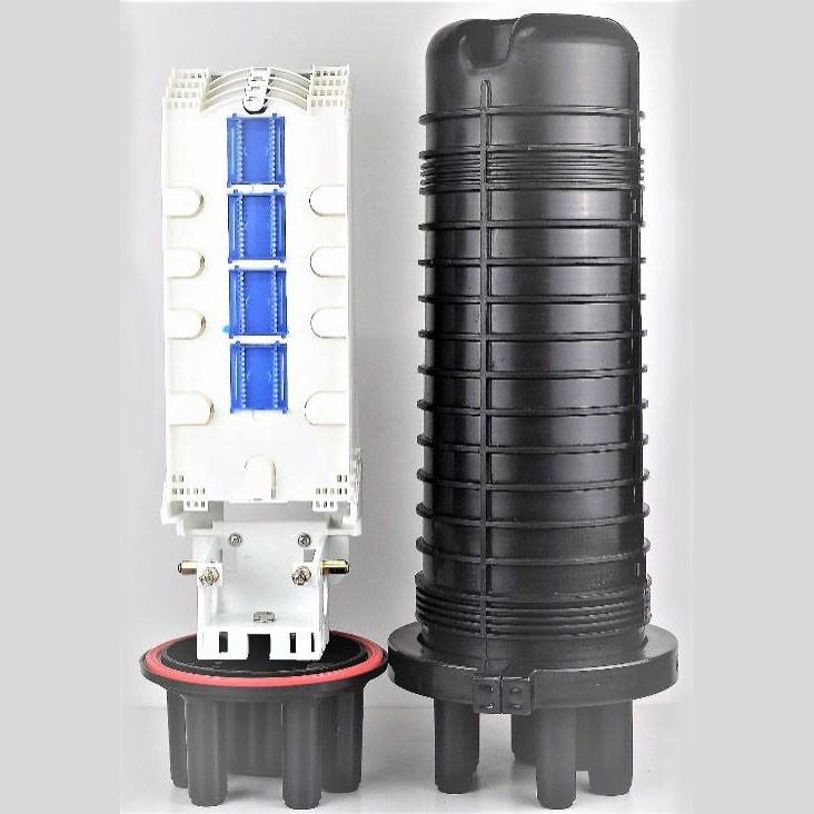 8 Trays 288 Core Fiber Optic Splice Closure , Splitter Fiber Joint Enclosure