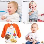 Cute Unisex Baby Bibs / 6 Months-3 Years Baby Weaning Bibs With Sleeves