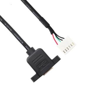 Wholesale 1.0mm A2542HA-6P Panel Mount Cable Assembly 6 PIN 200MM Length from china suppliers