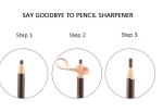 Waterproof Tattoo Eyebrow Liner Pencil / Empty Eyebrow Pencil Pen For Semi