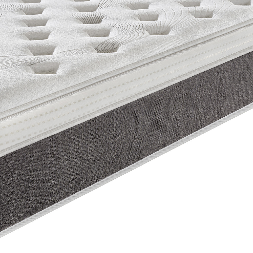 Euro Top Latex Foam 7 Zones Rolled Pocket Spring Mattress King Size