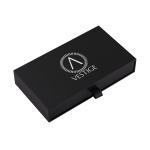 Sleek Design Black Watch Box Gift Packaging Gift Drawer Box With Custom Logo