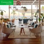 Rattan Fashion Rope Outdoor Furniture Chair Sofa with Customized Color and