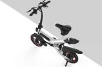 Inflated Tire Aluminum Folding Electric Bike High Loading Ability For Adults