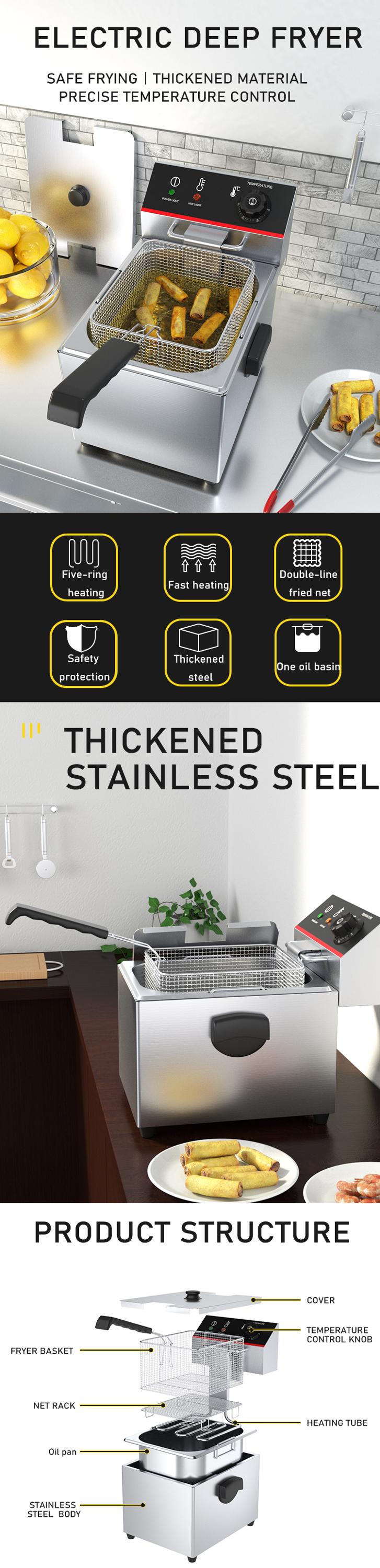 Electric Multifunctional Pressure Fryer for Commercial and Industrial Food Preparation