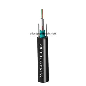 Wholesale Outdoor Armoured GYXTW Fiber Optic Cable 2 4 6 Core Single Mode from china suppliers