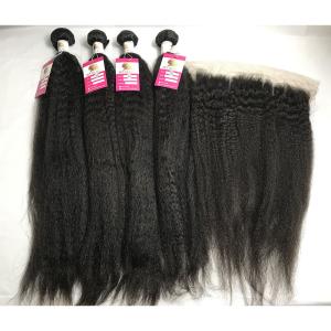 Wholesale Full Thick 26 Inch Kinky SGS 100% Brazilian Virgin Hair from china suppliers